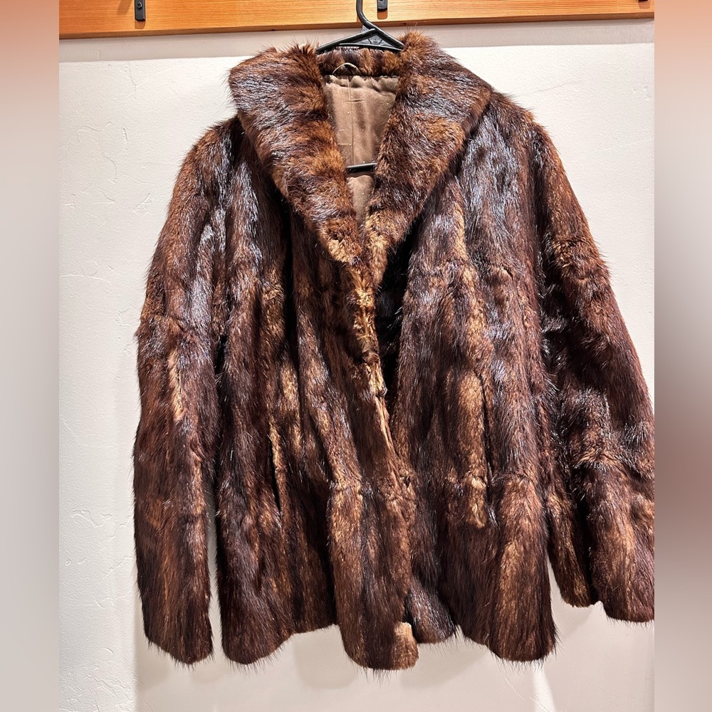 Muskrat Fur Jacket
